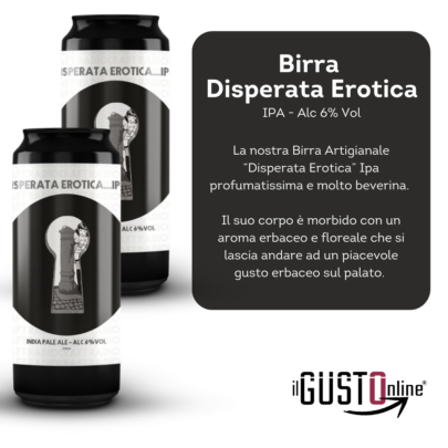 Birra Disperata Erotica IPA ilGustonline