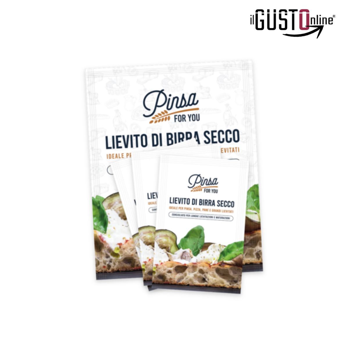 Lievito di Birra Secco - ideale per Pizza, Pinsa e Pane - 3x 10gr