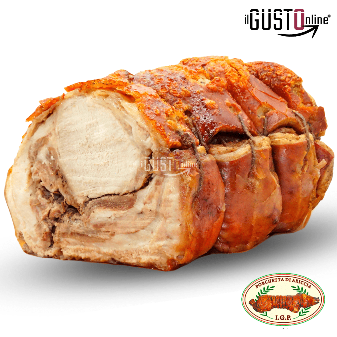 2 kg tronchetto porchetta di ariccia igp