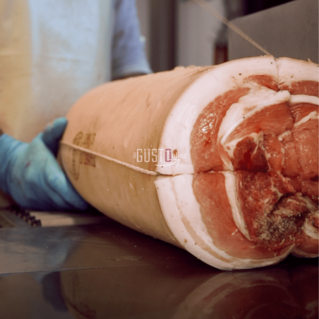 Legatura a macchina Porchetta di Ariccia IGP - Tronchetti freschi di Porchetta Arrosto online per ogni occasione ilGustonline