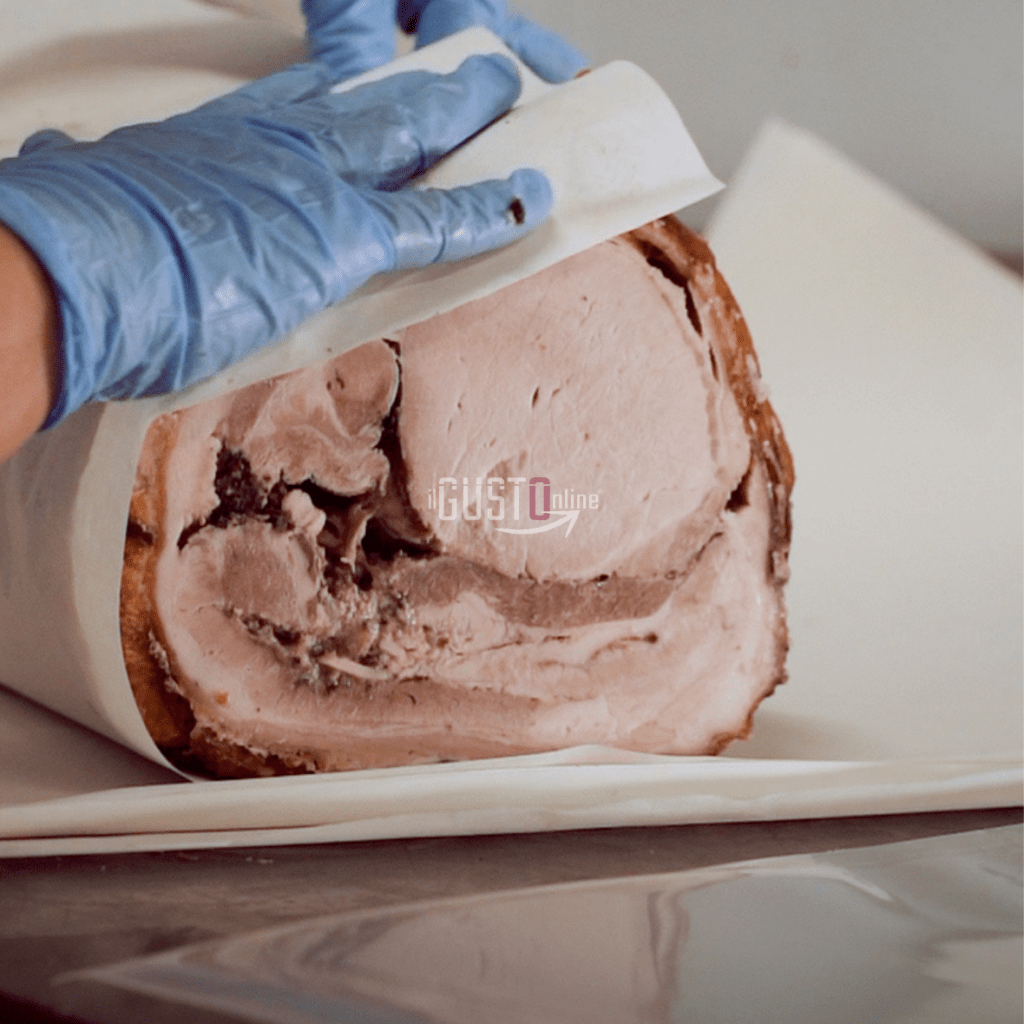 Confezionamento Sottovuoto Porchetta di Ariccia IGP online - ilGustonline