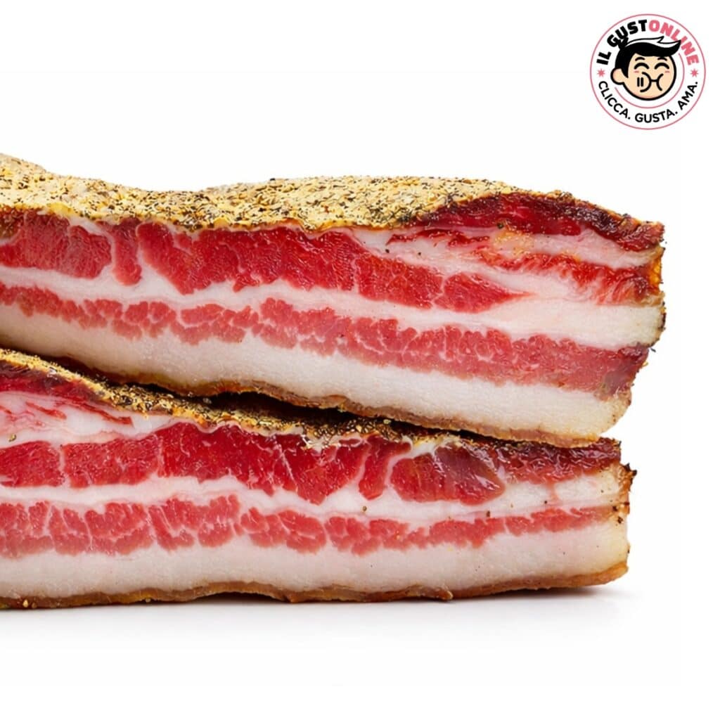 Pancetta Tesa Romana al Pepe Il Gustonline