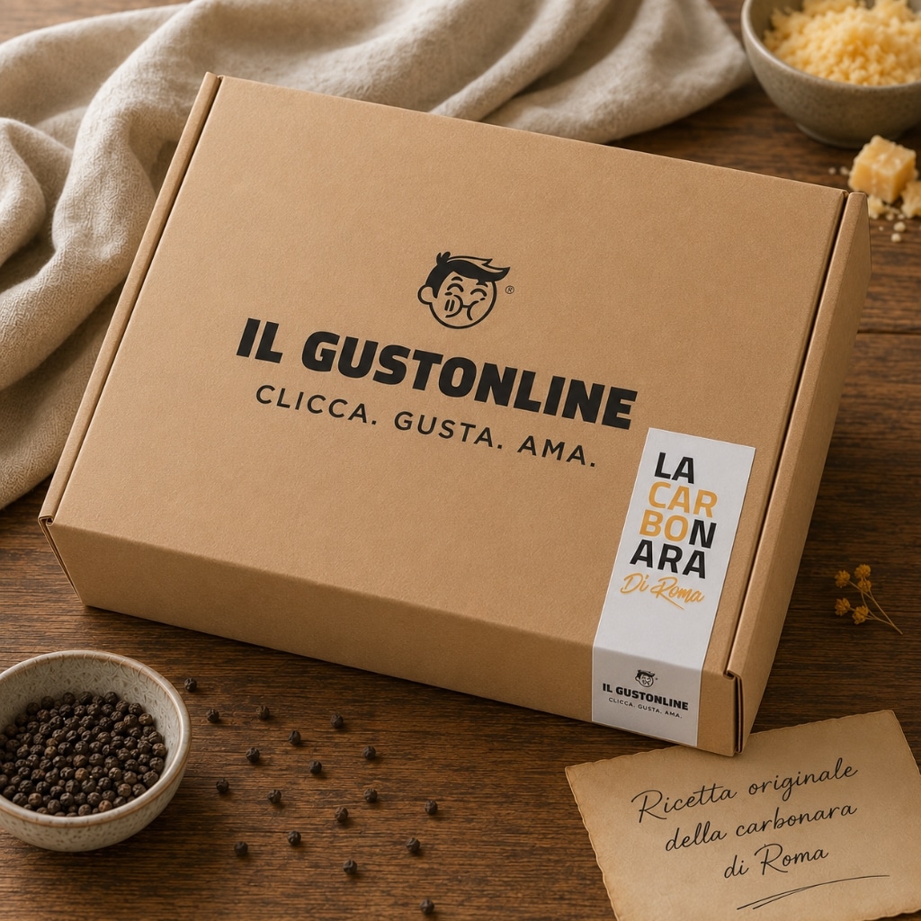 box-carbonara-ilgustonline Box Carbonara e gricia di Roma il Gustonline con ingredienti romani