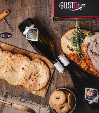 Box panino con porchetta di Ariccia degustazione il Gustonline