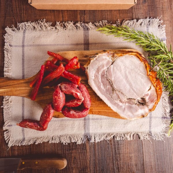 I Tre Pilastri del Tagliere Romano &ndash; Porchetta, Coppiette e Salsiccette - Box degustazione Il Gustonline