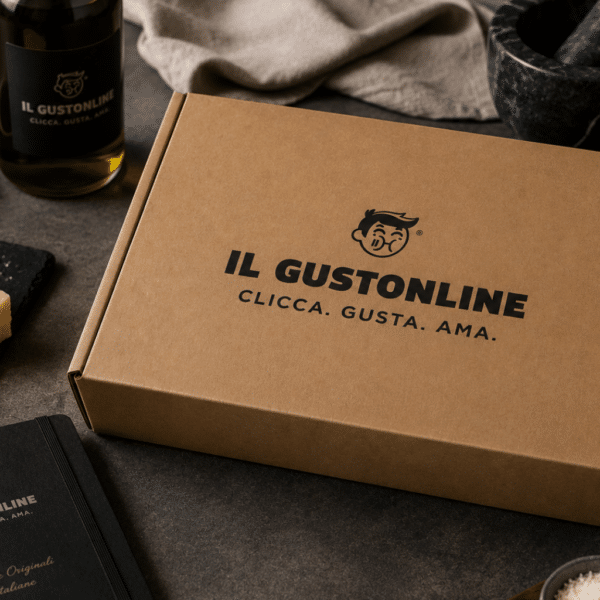 Scatola Regalo Il Gustonline per creare la tua Box degustazione con Prodotti Tipici di Roma e del Lazio