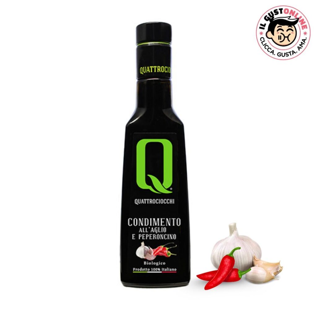 Condimento Aglio Peperoncino Biologico olio evo ilGustonline
