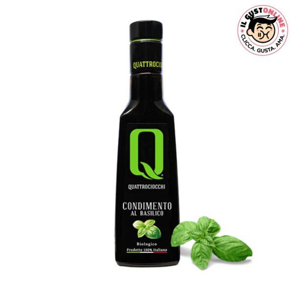 Condimento al Basilico Biologico olio evo ilGustonline