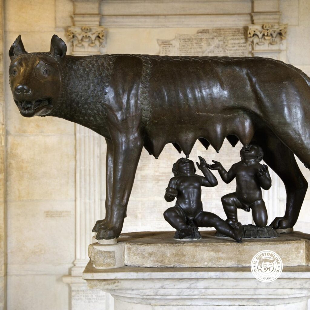 Lupa con Romolo e Remo Natale di Roma 21 aprile