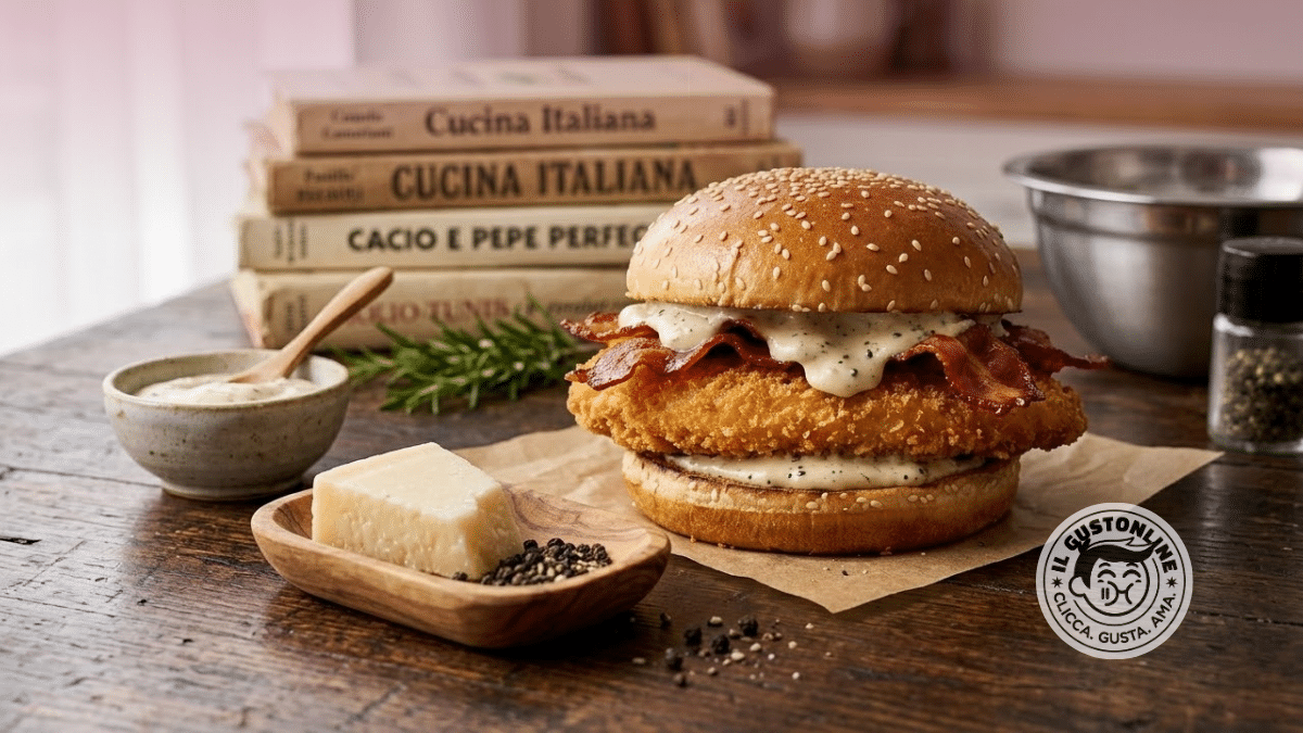 Panino Romano con vera salsa cacio e pepe romana Ricetta Il Gustonline