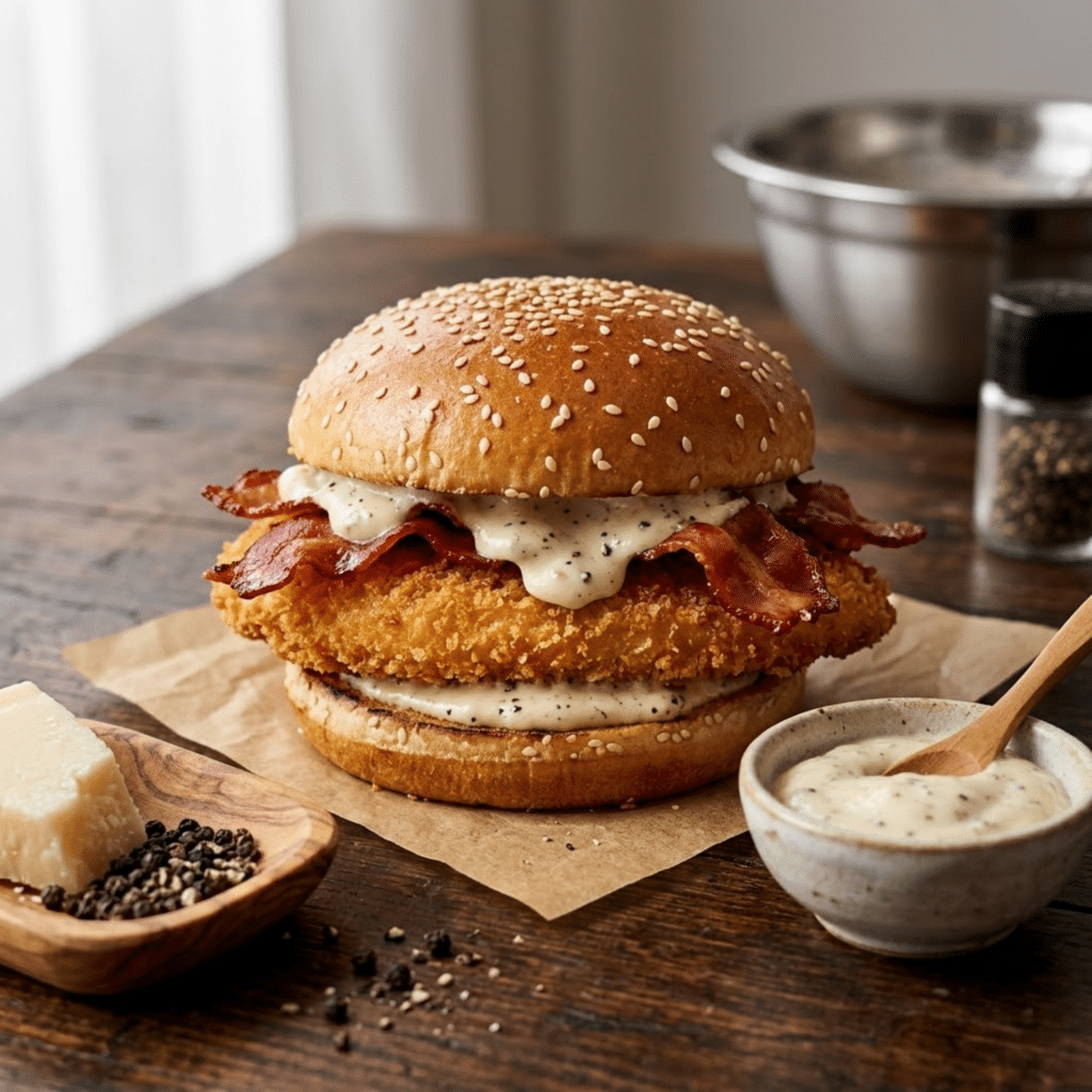 Il Panino romano con salsa cacio e pepe Ricetta Il Gustonline